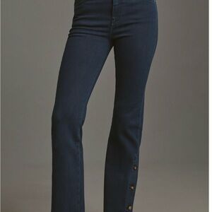 Anthropologie Pilcro Split Button Mid Rise Jean. Size 30